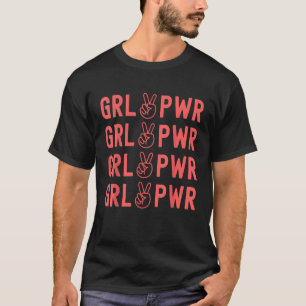 T-shirt Radical féministe Inspirationnelle Puissance fémin