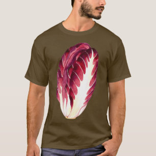 T-shirt Radicchio Watercolor Vegetables