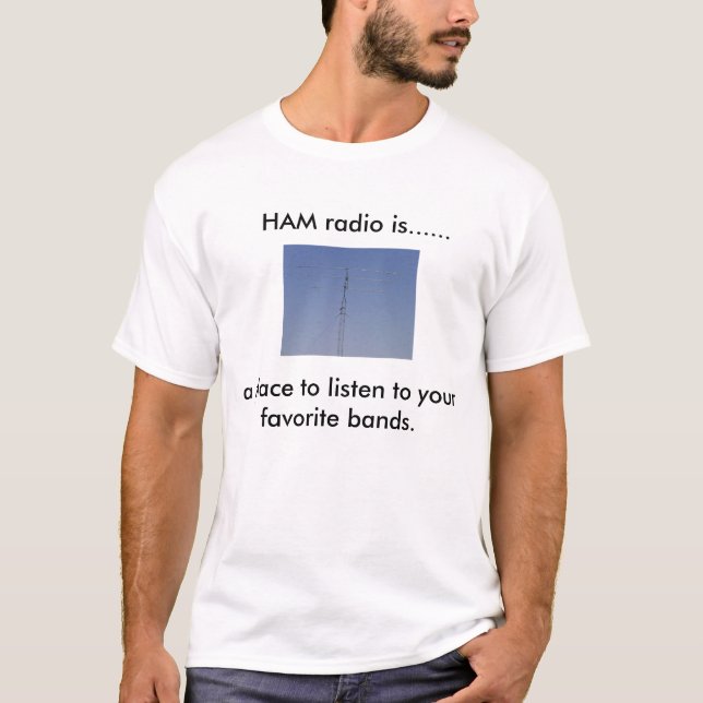 T-shirt Radio-amateur (Devant)