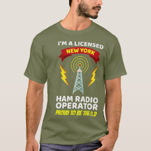T-shirt Radio amateur Opérateur Funny Ham Radio New York