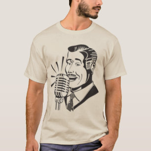 T-shirt Radio Annonceur Retro
