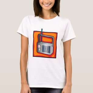 T-shirt Radio Art Pop Rétro des Années 80 Vibrant Vintage