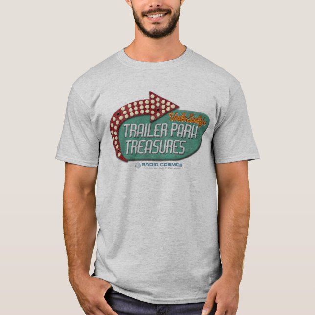 T-shirt Radio Cosmos Trailer Park Trésors Tee (Devant)