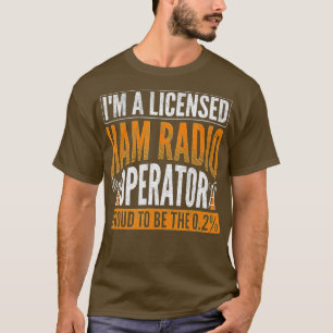 T-shirt Radio de faiseur de jambon autorisée