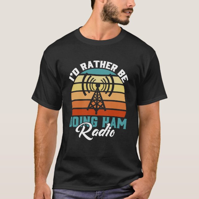 T-shirt Radio de jambon amateur (Devant)