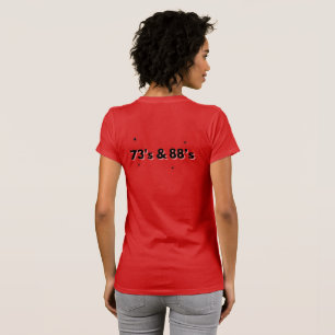 T-shirt Radio Ham 73 et 88