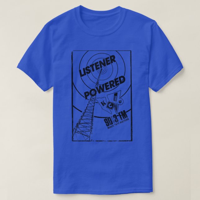 T-shirt Radio KCMU 903 optimisée par l'auditeur (Design devant)