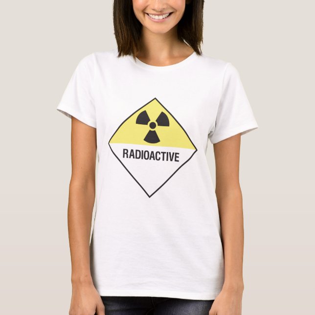 T-shirt Radioactif - manipulez avec soin (Devant)