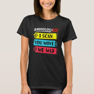 T-shirt Radiologie 101 Drôle IRM X-Ray Rad Tech Med Scan R
