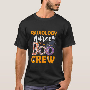 T-shirt Radiologie Infirmière Boo Crew Éffrayant Boo Ghost