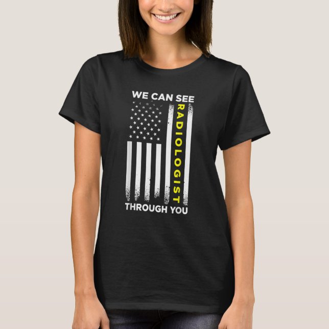 T-shirt Radiologie pour radiologiste Technicien radiologiq (Devant)