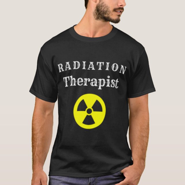 T-shirt Radiothérapeute Traitement de rayonnement Chimothe (Devant)