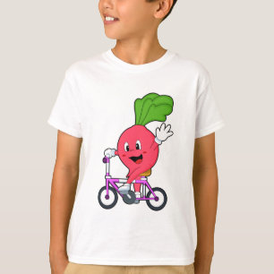 T-shirt Radish avec vélo