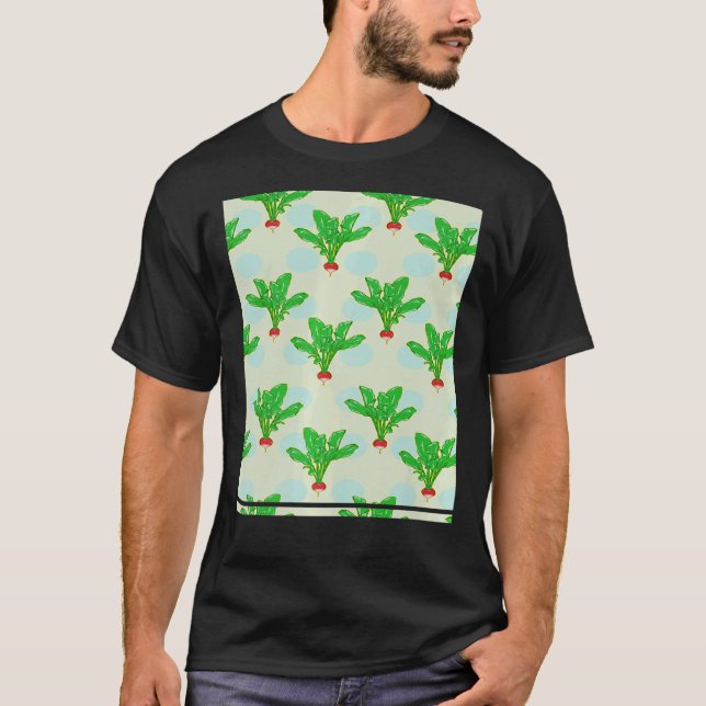 T-shirt Radish pattern   (Devant)