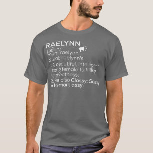T-shirt Raelynn Nom Raelynn Définition Raelynn Female Nam
