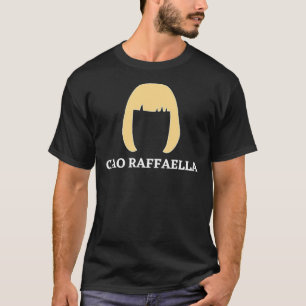 T-shirt raffaella carrà, ciao raffaella carrà, rip raffa