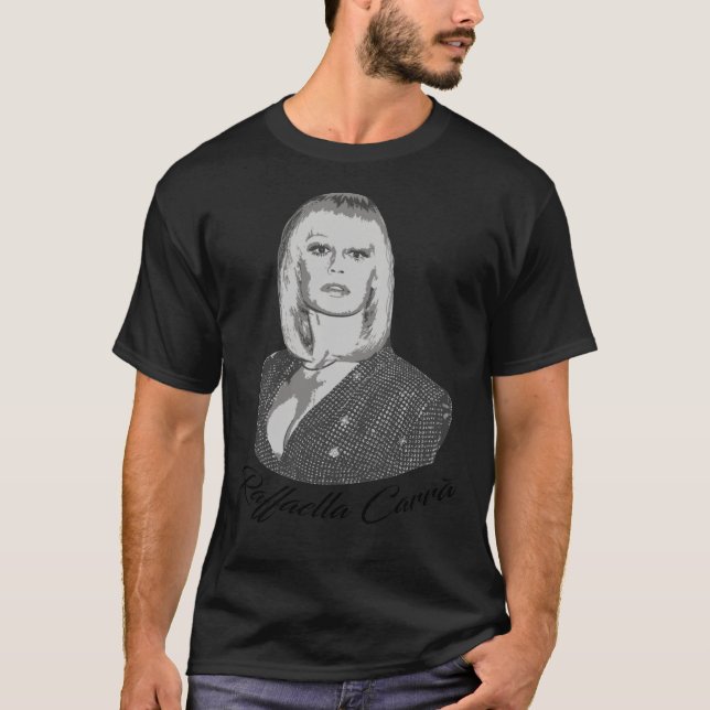 T-shirt raffaella carrà, ciao raffaella carrà, rip raffael (Devant)