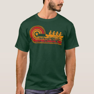T-shirt Rafting d'eau blanche de style rétro Vintage