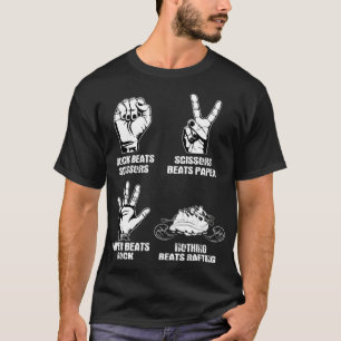 T-shirt Rafting dire cadeau Dinghy White Water Paddle
