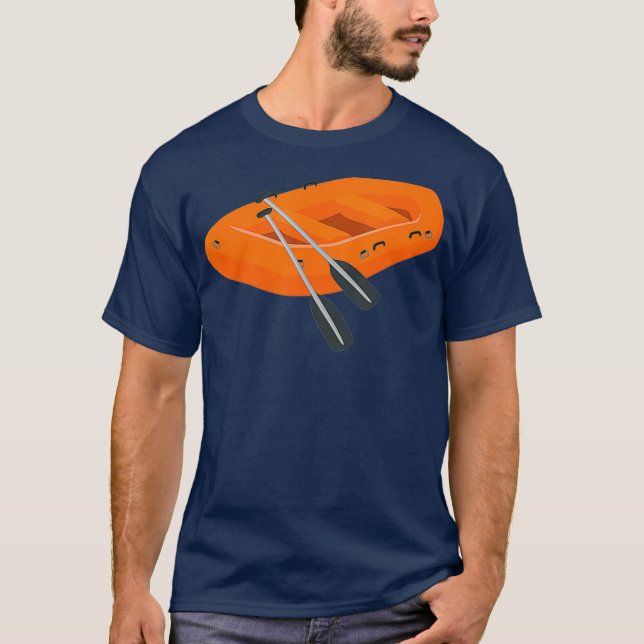 T-shirt Rafting fluvial et paddles (Devant)
