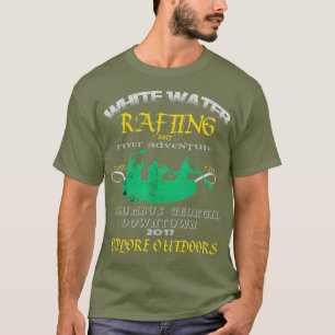 T-shirt Rafting White Water Cool River Bateau idéal cadea