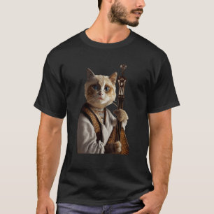 T-shirt Ragdoll Antropomorphes Chat Portant le Moyen Age J