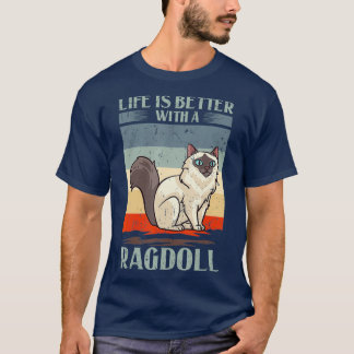 T-shirt Ragdoll Cat