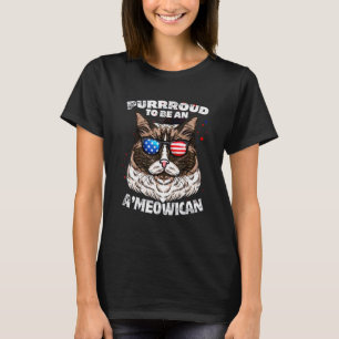 T-shirt Ragdoll Chat Purrroud Être Un 4 Américain Juil