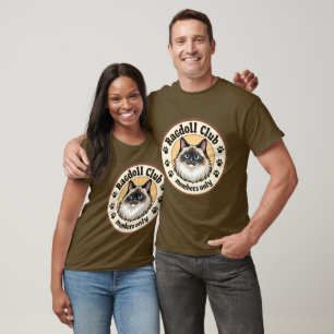 T-shirt Ragdoll Club - membres seulement