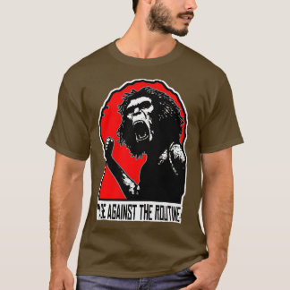 T-shirt Rage Erectus homo contre la Routine