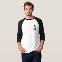 Raglan-Douille foncée de cupidon