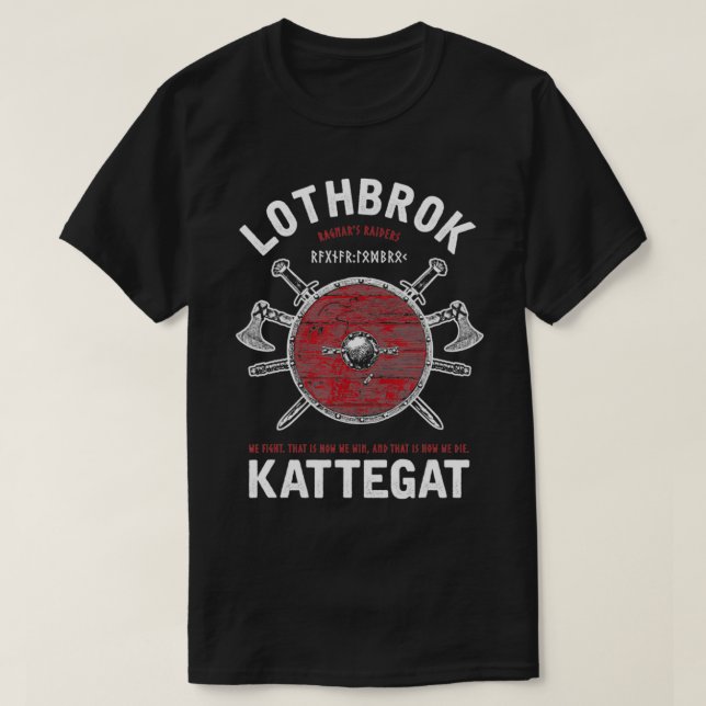 T-shirt Ragnar Lothbrok de Kattegat  (Design devant)