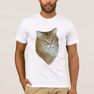T-shirt Ragondin tigré rouge du Maine