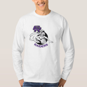 T-shirt Raiders White Long Sleeve Unisex