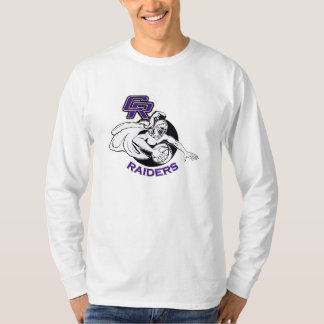 T-shirt Raiders White Long Sleeve Unisex