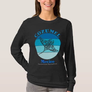 T-shirt Raie Manta Cozumel Mexique Océan