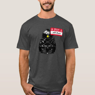 T-shirt Railroader modèle - bonjour ma mesure est -
