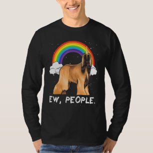 T-shirt Rainbow Afghan Hound Ew People Unicorn Chien