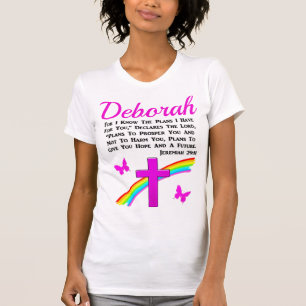 T-SHIRT RAINBOW AND CROSS JEREMIAH 29:11 PERSONNALISÉ