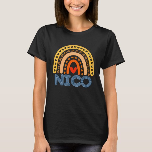 T-shirt Rainbow Boho Nico (Devant)