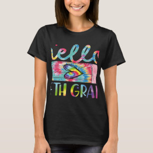 T-shirt Rainbow Bonjour Enseignant de cinquième année de c