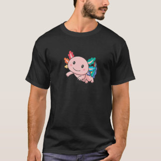 T-shirt Rainbow Flag Gay Pride Lgbtq Axolotl