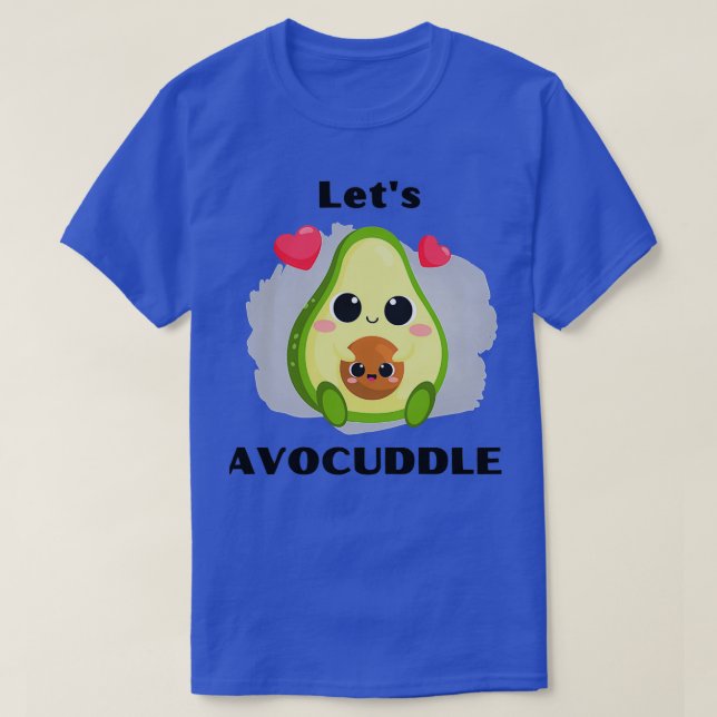 T-shirt Rainbow Girls Boys Let S Avocuddle Just A Girl Awe (Design devant)