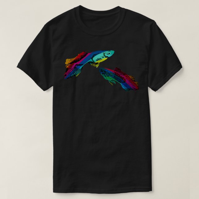 T-shirt Rainbow Guppys (Design devant)