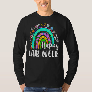 T-shirt Rainbow Happy Lab Week 2022 Laboratoire Médicale