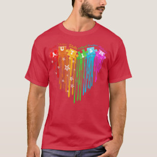 T-shirt Rainbow Heart Puzzle Sensibilisation sur l'autisme