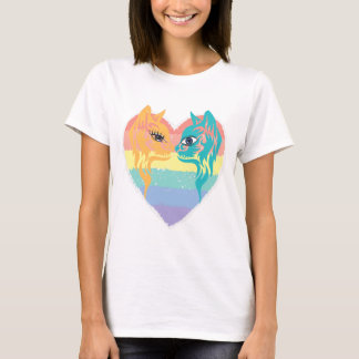 T-shirt Rainbow Kitten Surprise, Serveuse personnelle de c