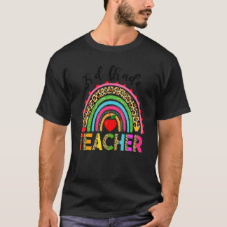 T-shirt Rainbow Leopard 3e année équipe d'enseignants Prem