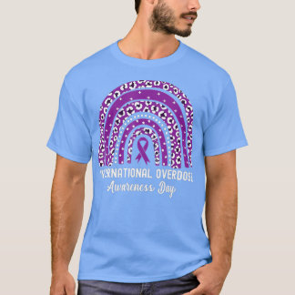 T-shirt Rainbow Leopard International Overdose Sensibilisa