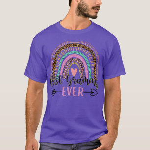 T-shirt Rainbow Leopard Meilleur papillon de la Fête des M